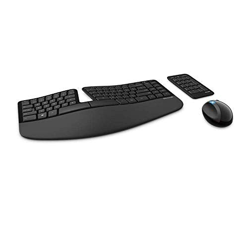 Ergonomic Wireless Keyboard and Mouse Set