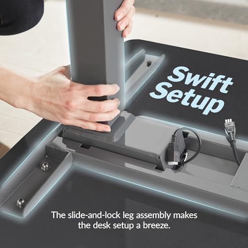 Electric L-Shaped Standing Desk