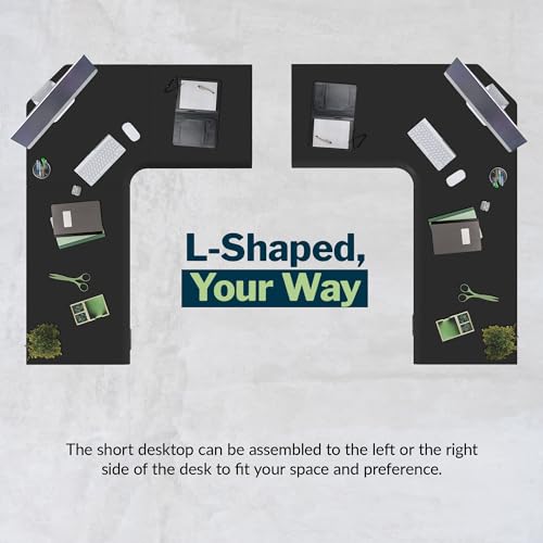 Electric L-Shaped Standing Desk