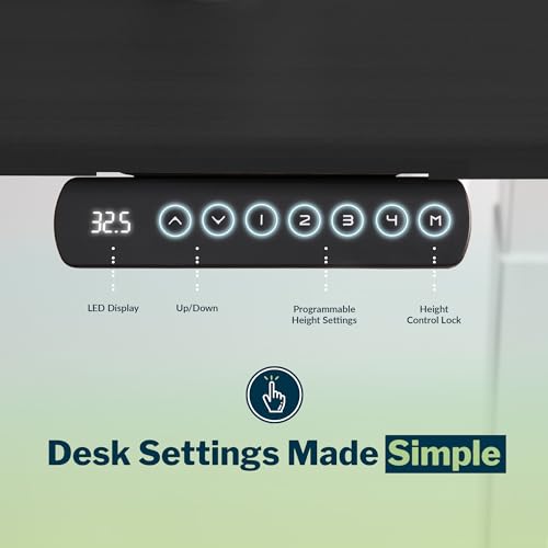 Electric L-Shaped Standing Desk