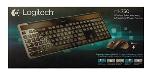 Wireless Solar Keyboard and Mouse Set