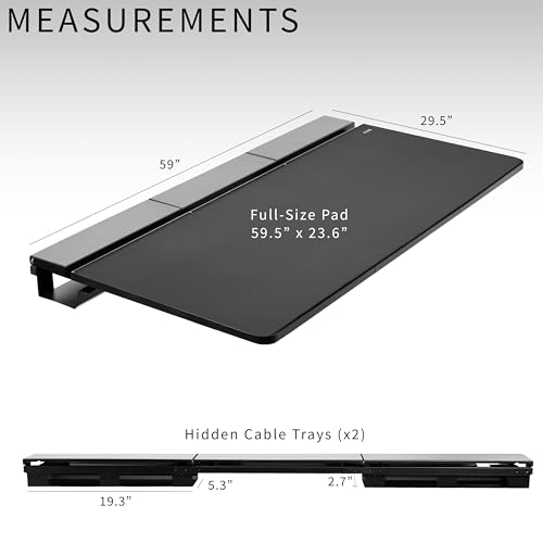 60-Inch Cable-Managed Desktop