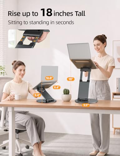 Tall Swivel Laptop Stand