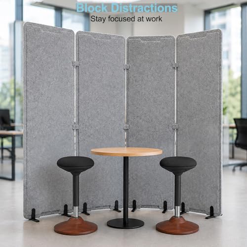 Four-Panel Acoustic Room Divider