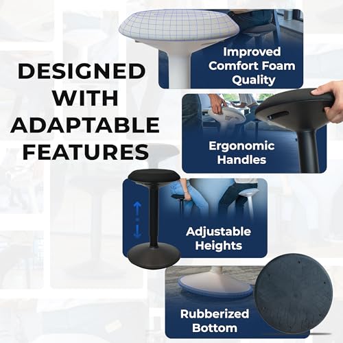 Height-Adjustable Wobble Stool