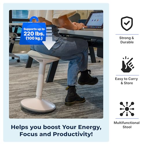 Height-Adjustable Wobble Stool