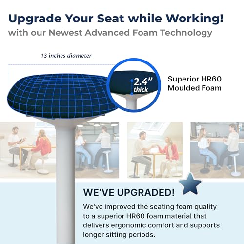 Height-Adjustable Wobble Stool