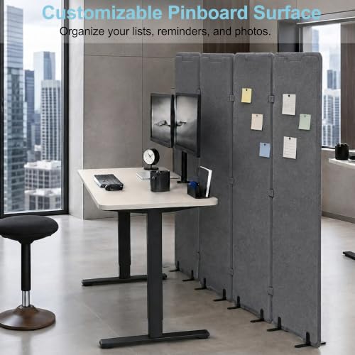 Four-Panel Acoustic Room Divider