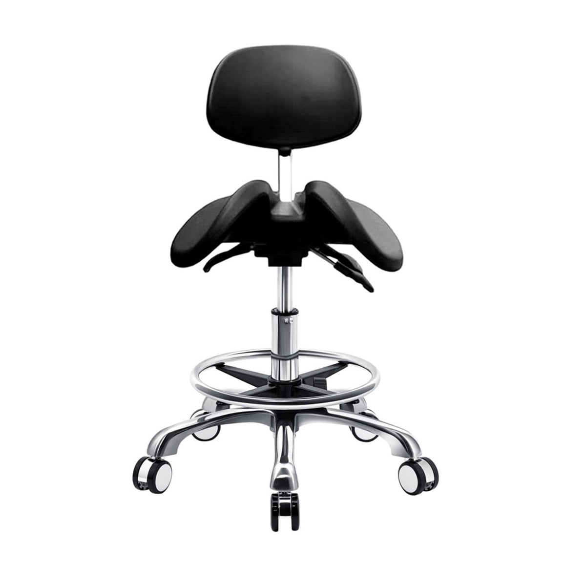 Adjustable Rolling Saddle Stool