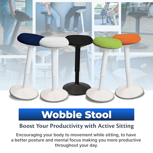 Height-Adjustable Wobble Stool