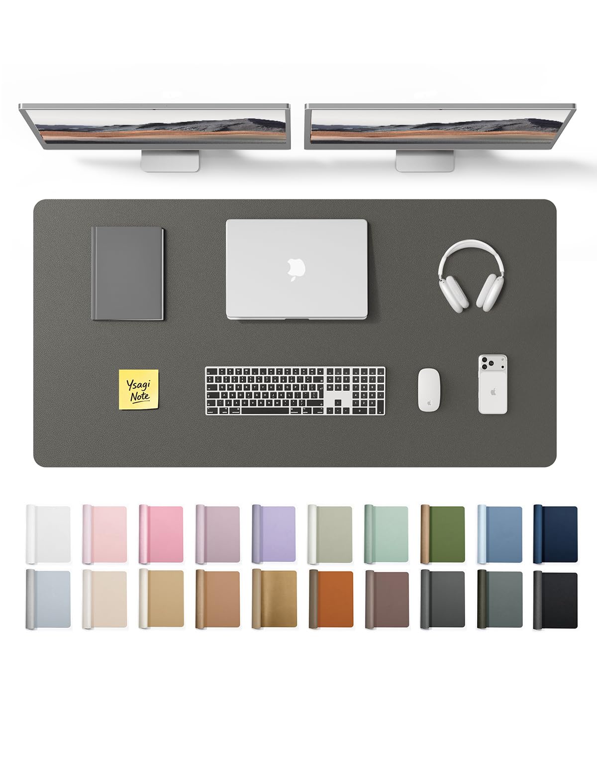 Waterproof PU Leather Desk Mat