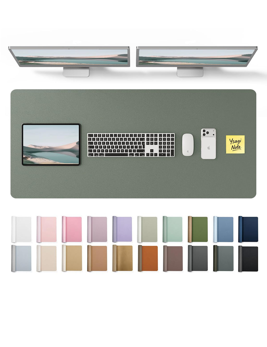 Waterproof PU Leather Desk Mat