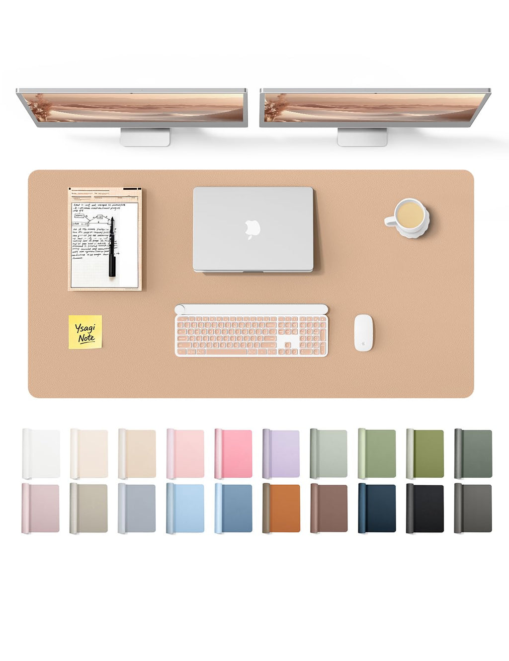 Waterproof PU Leather Desk Mat