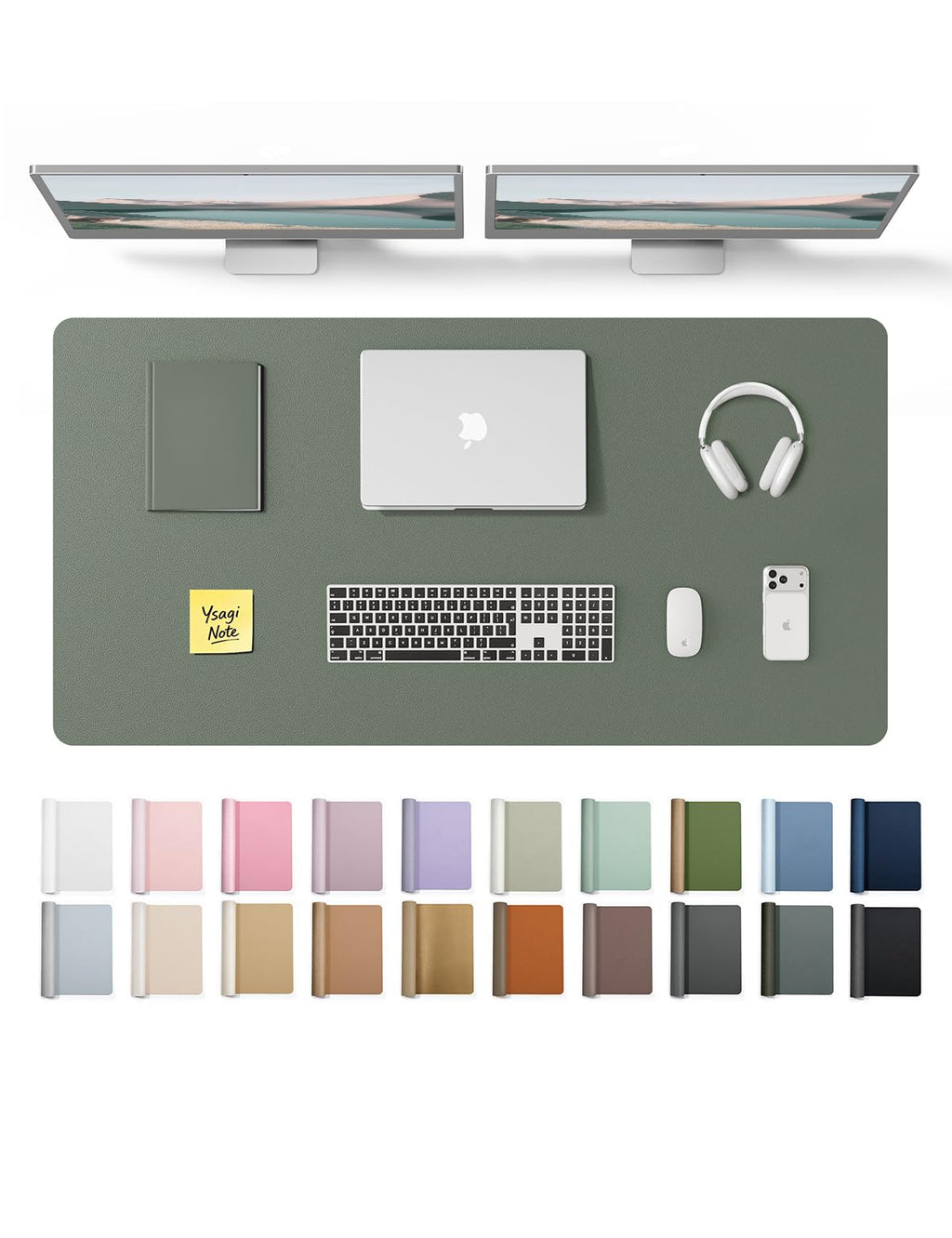Waterproof PU Leather Desk Mat