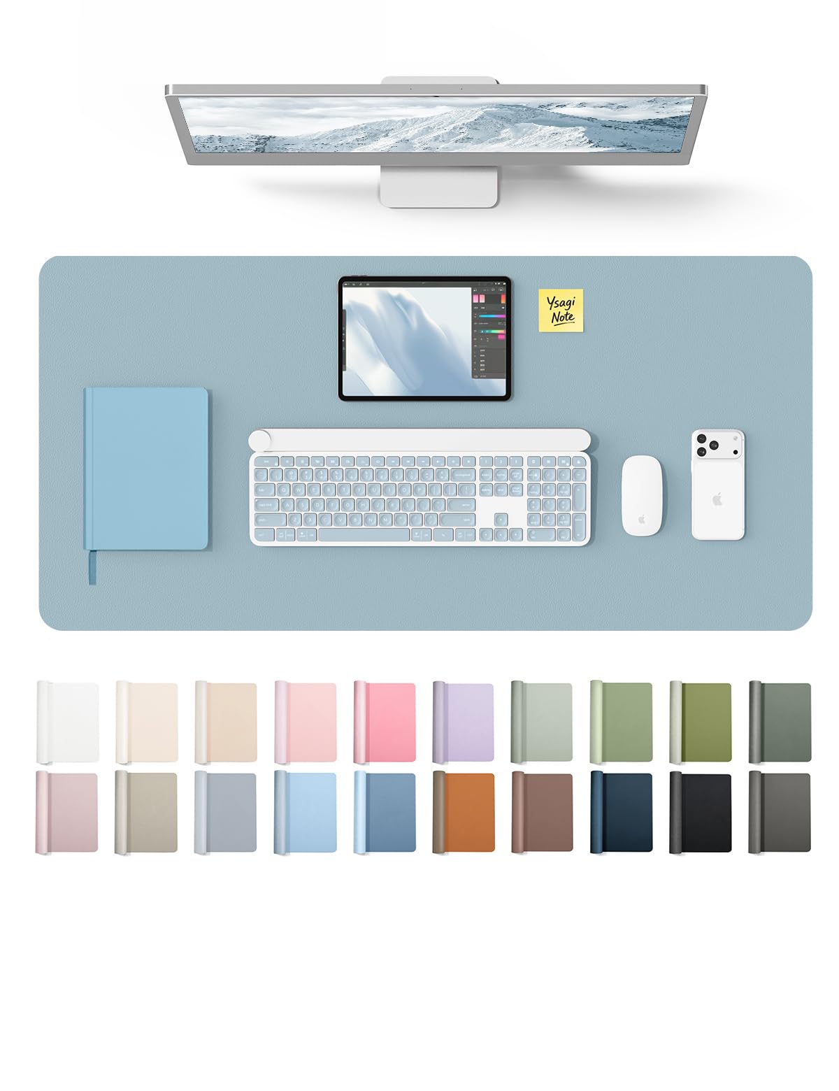 Waterproof PU Leather Desk Mat