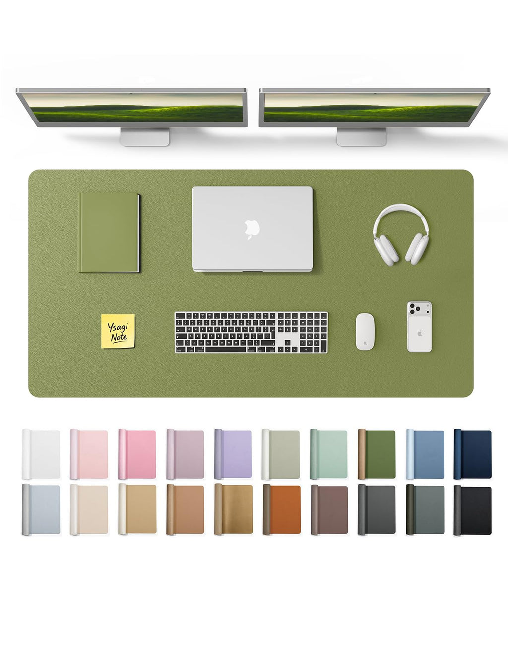 Waterproof PU Leather Desk Mat