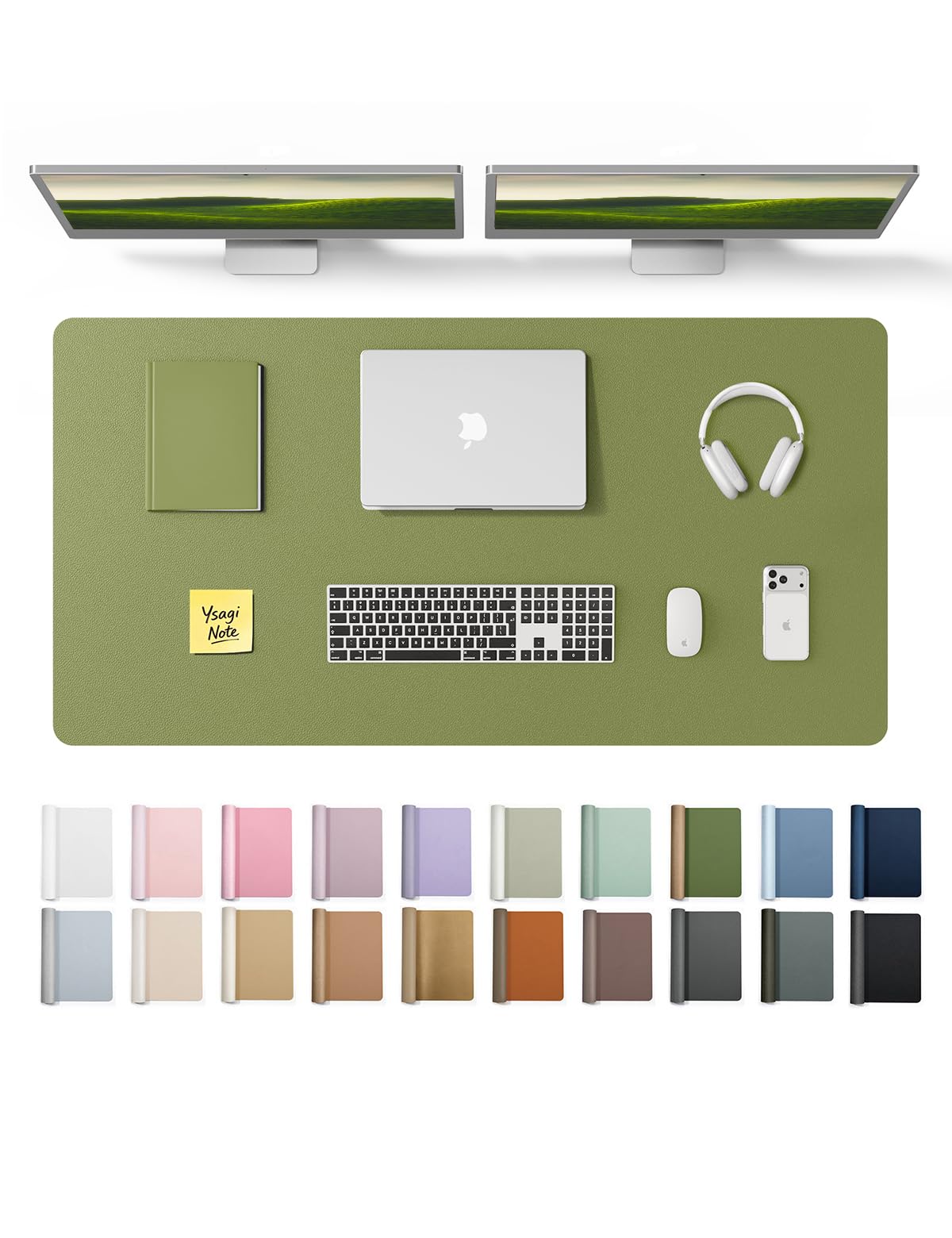 Waterproof PU Leather Desk Mat