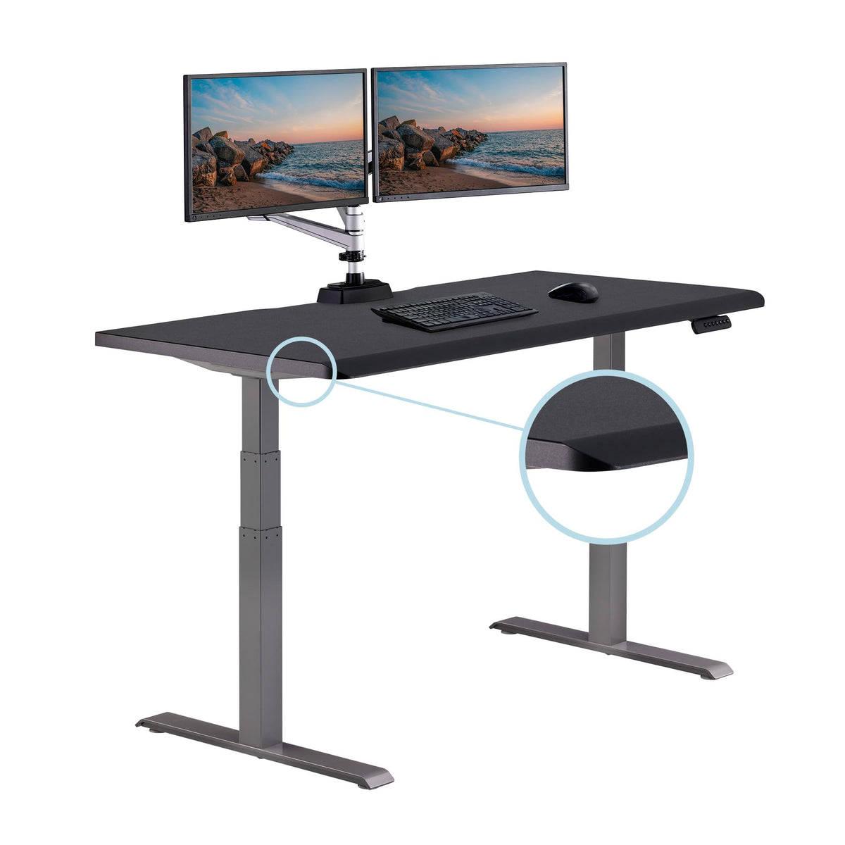 Comfort-Edge Adjustable Desk