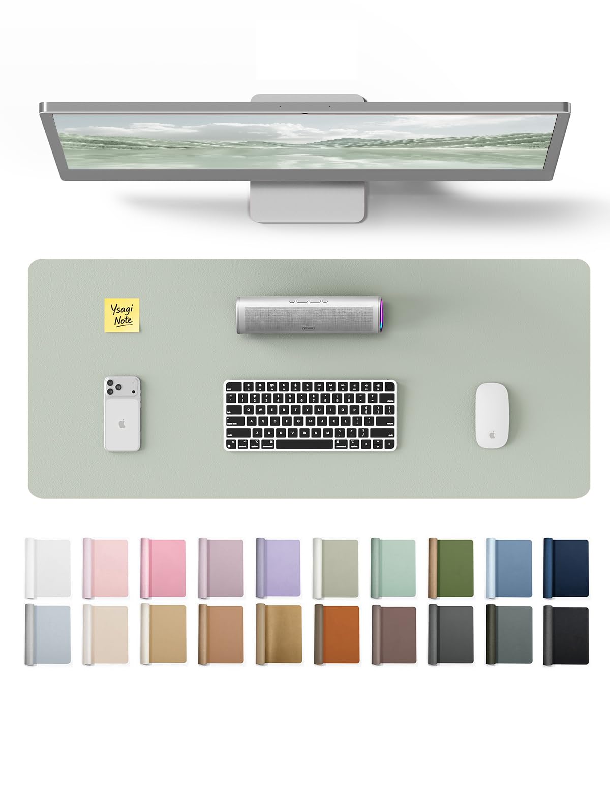 Waterproof PU Leather Desk Mat