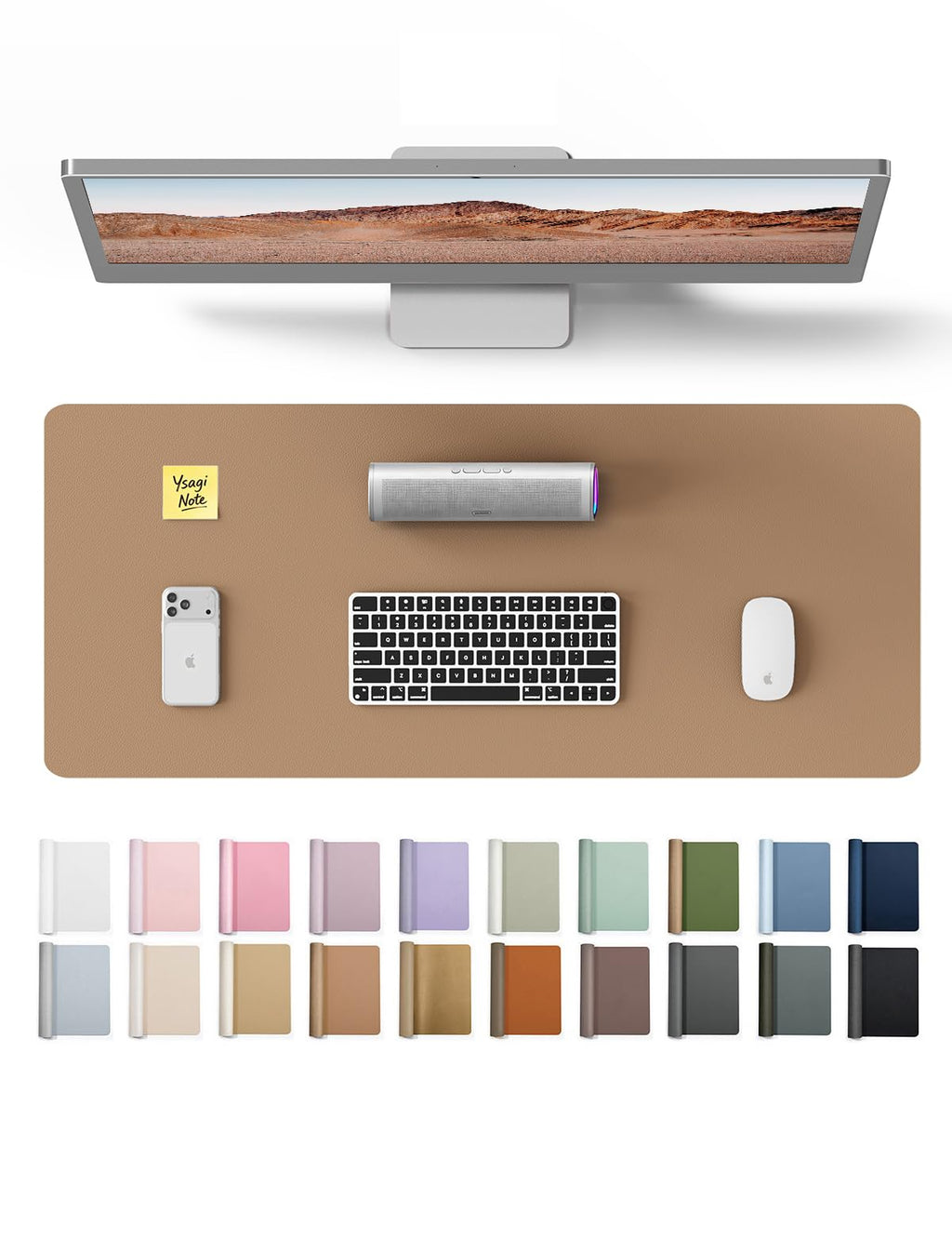 Waterproof PU Leather Desk Mat