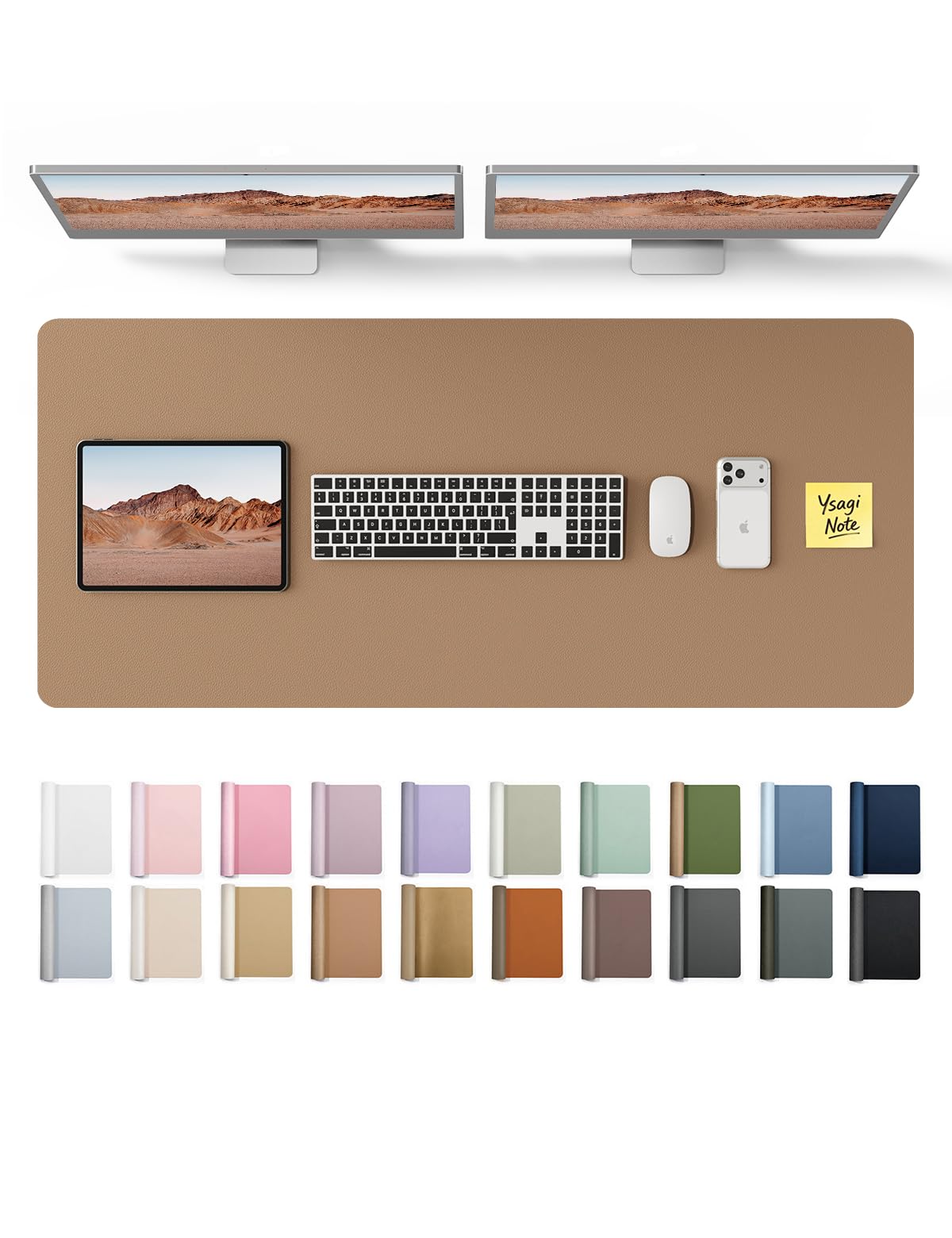 Waterproof PU Leather Desk Mat