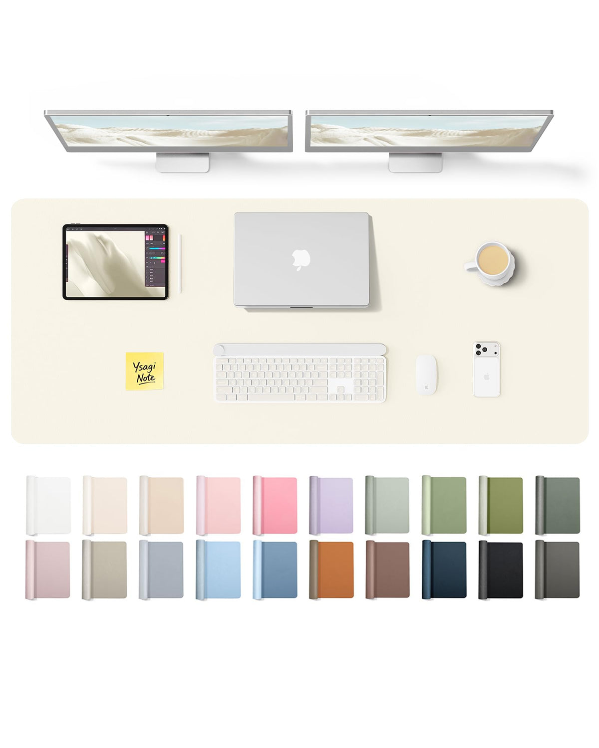 Waterproof PU Leather Desk Mat