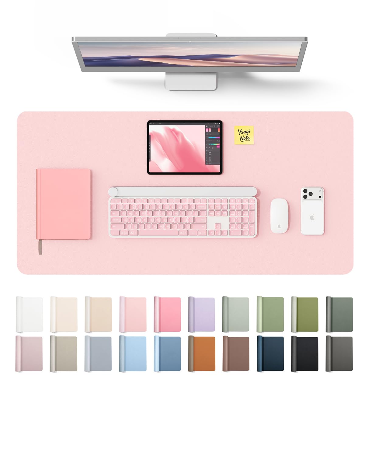 Waterproof PU Leather Desk Mat