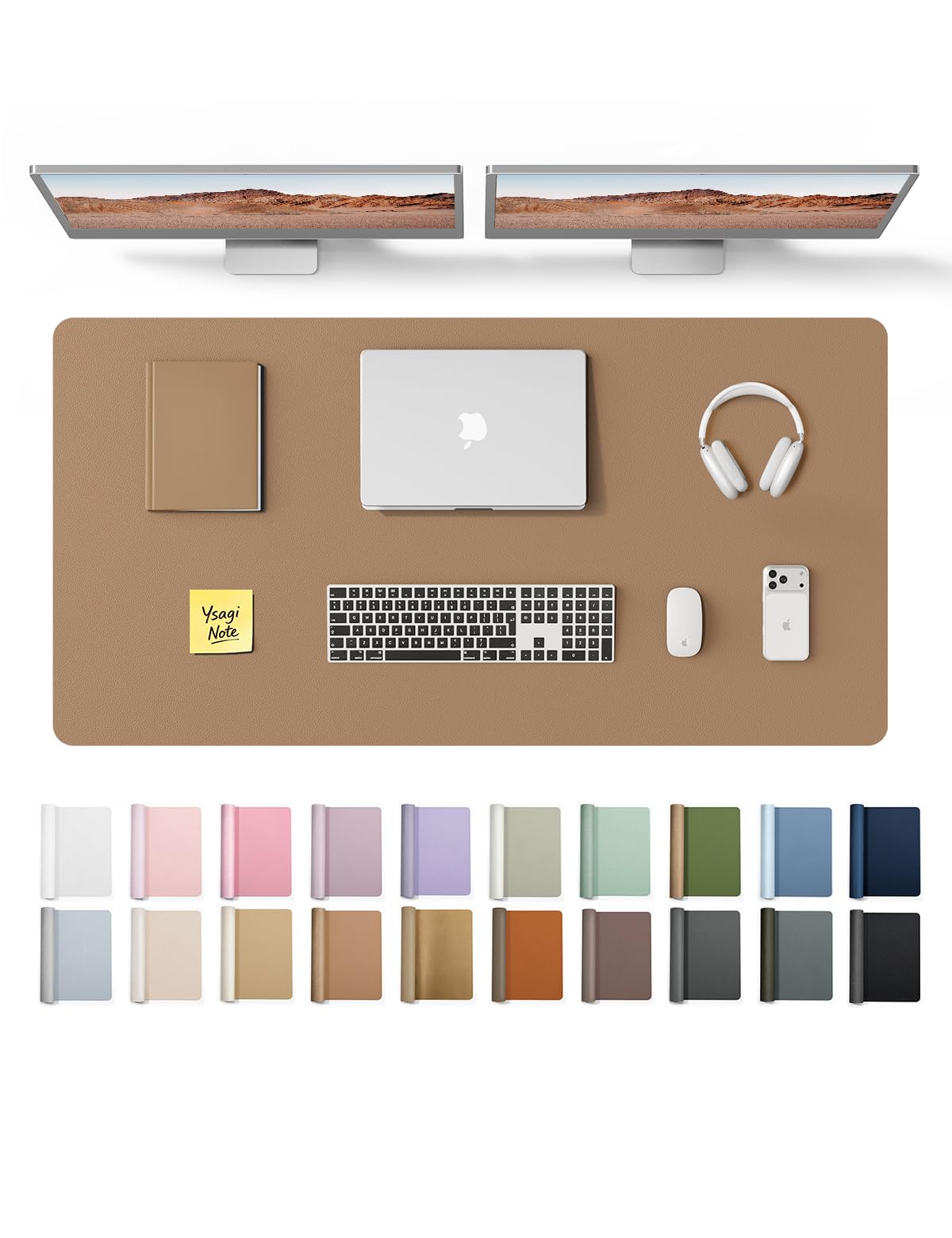 Waterproof PU Leather Desk Mat