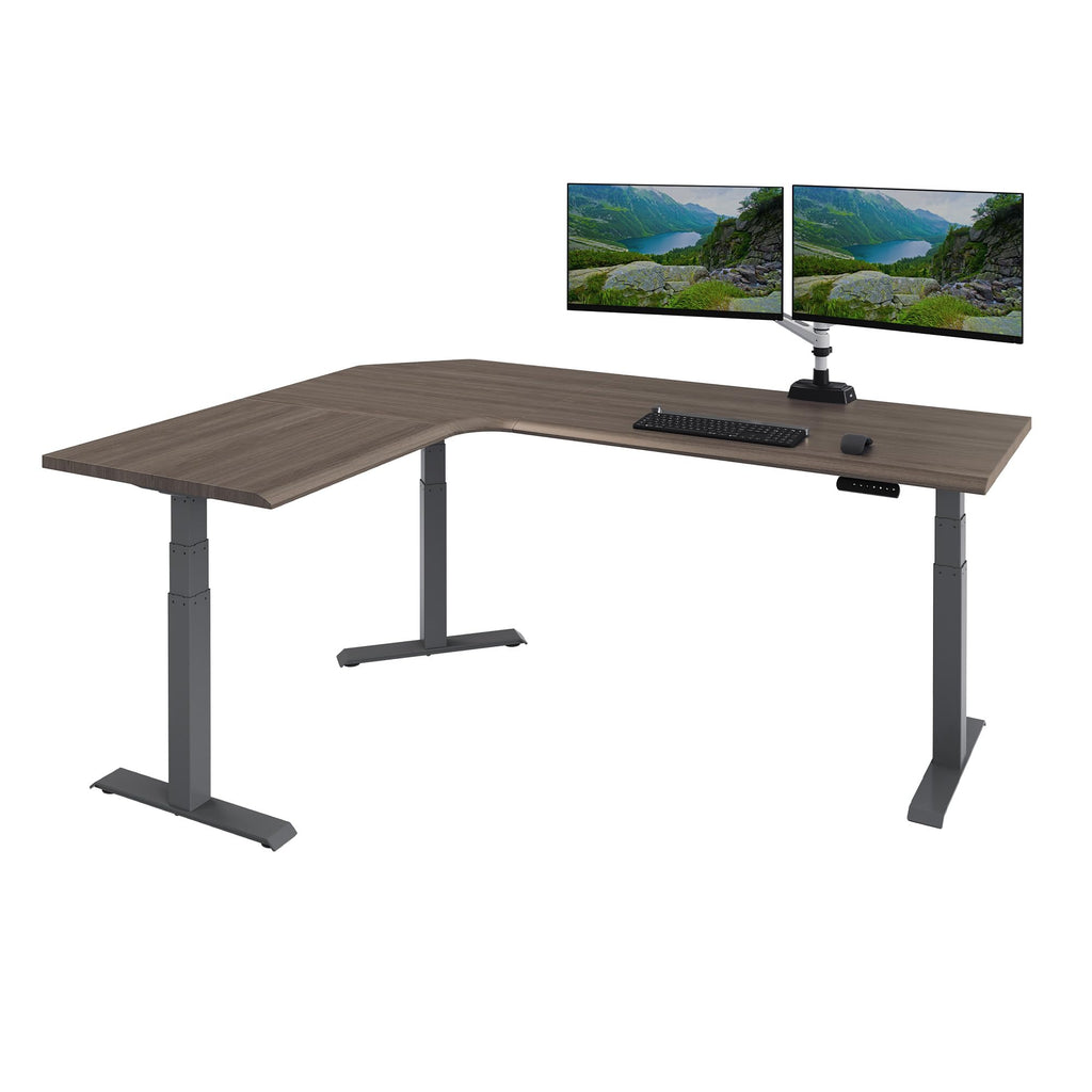 Electric L-Shaped Standing Desk