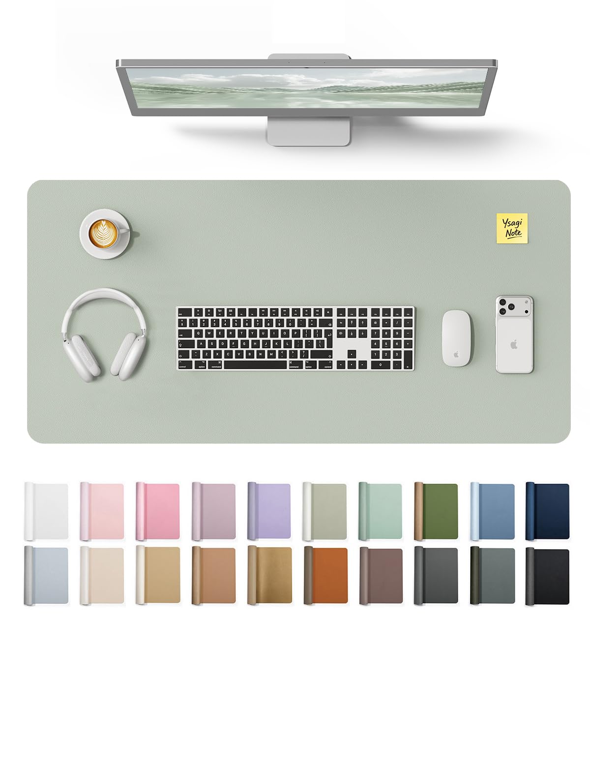 Waterproof PU Leather Desk Mat