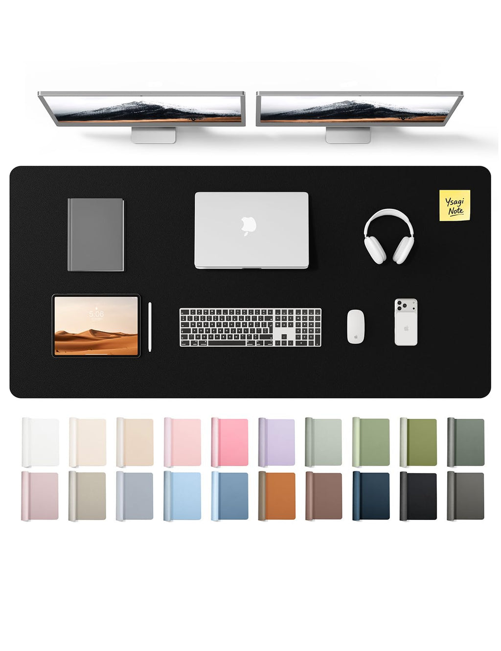Waterproof PU Leather Desk Mat