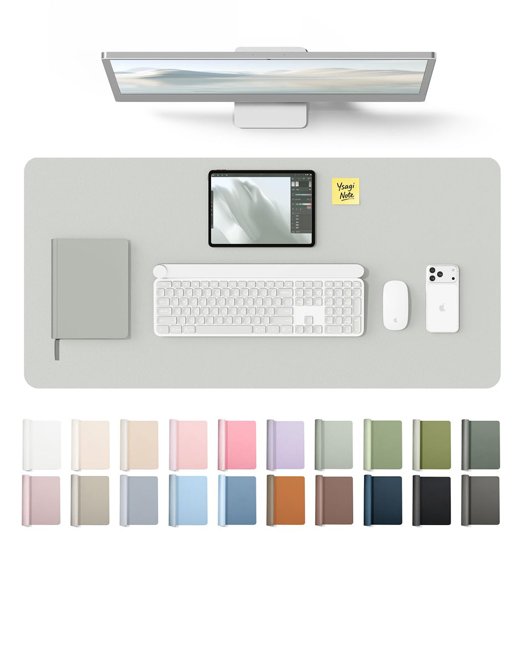 Waterproof PU Leather Desk Mat