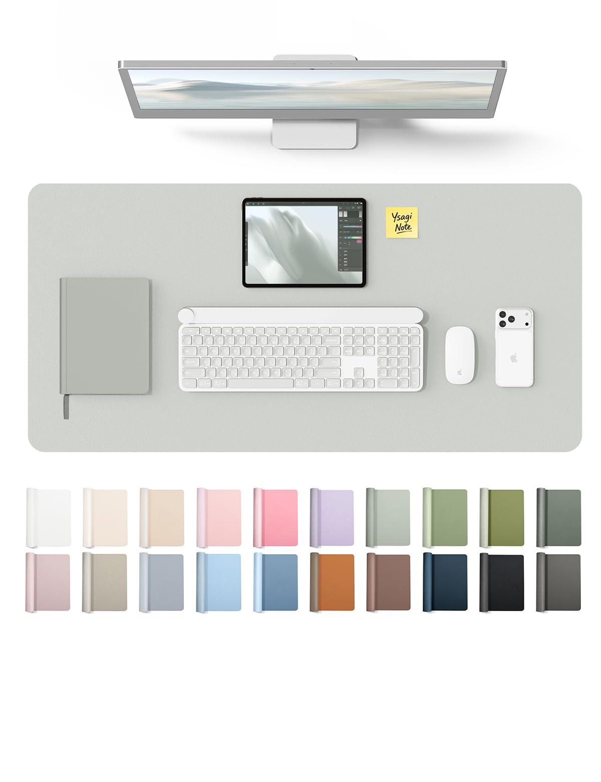 Waterproof PU Leather Desk Mat