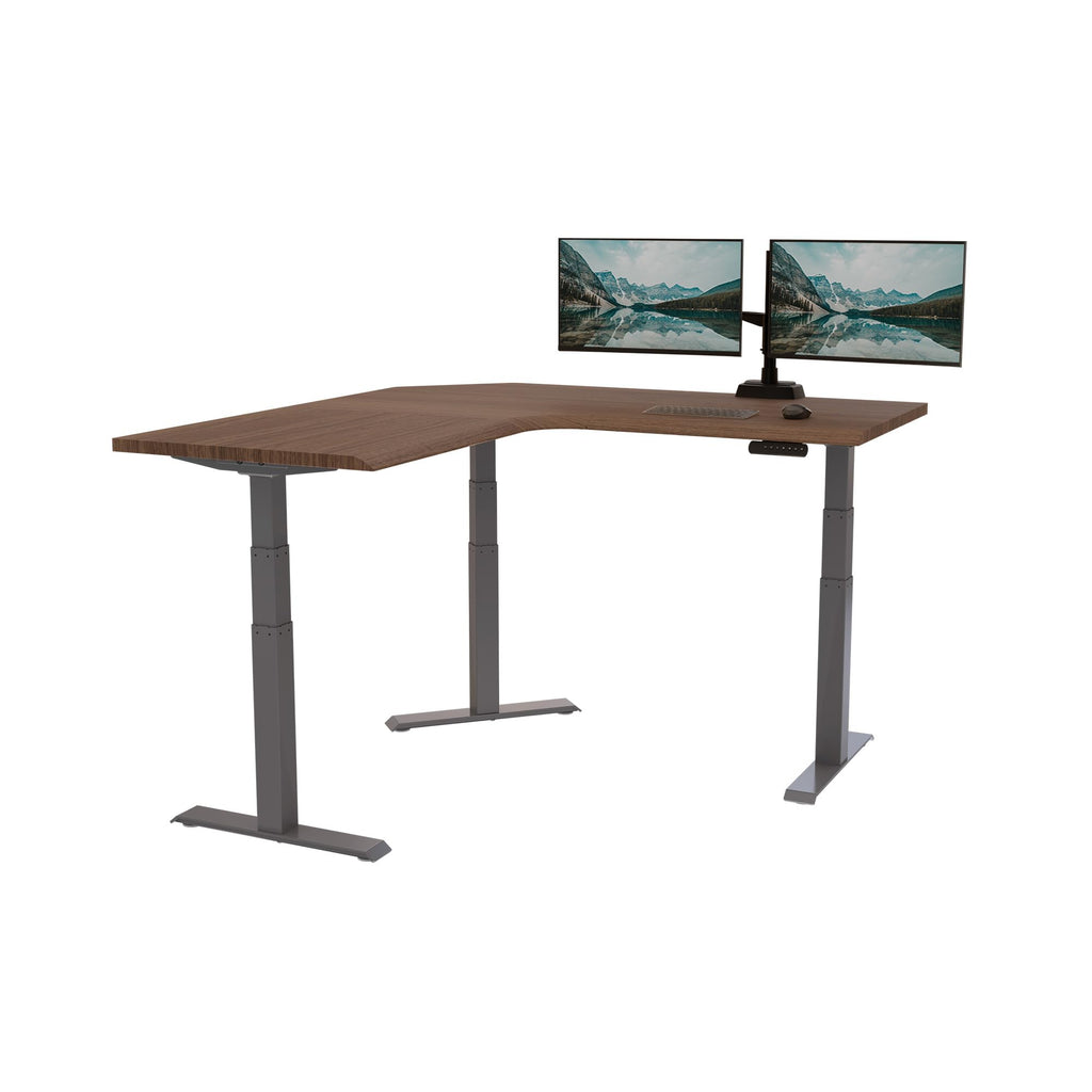 Electric L-Shaped Standing Desk