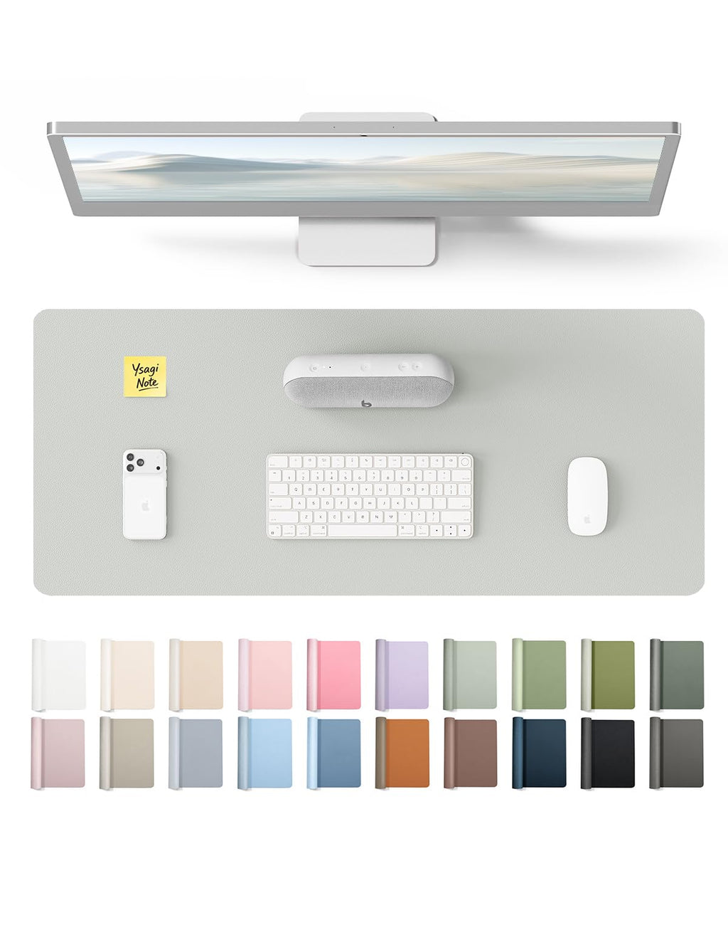 Waterproof PU Leather Desk Mat