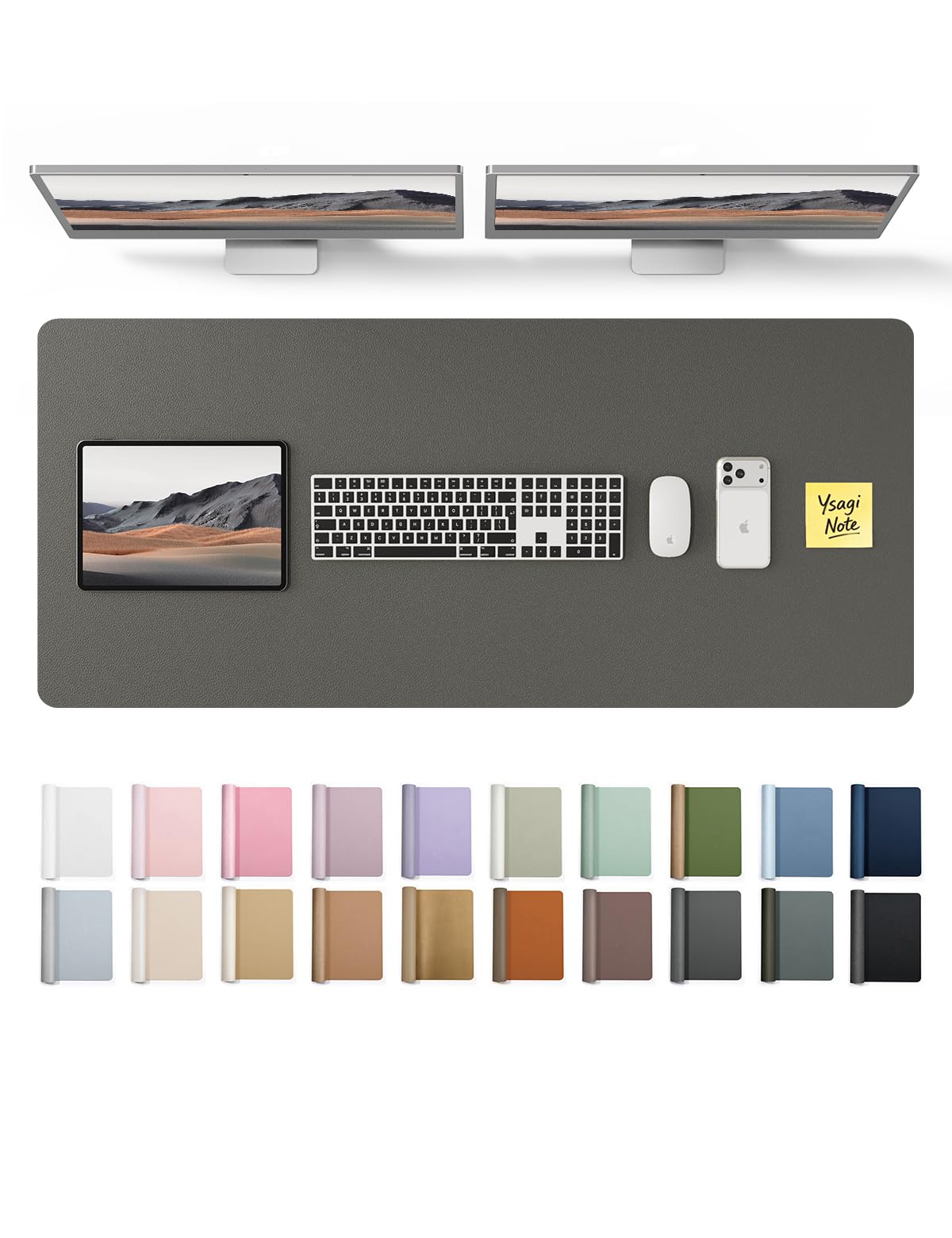 Waterproof PU Leather Desk Mat