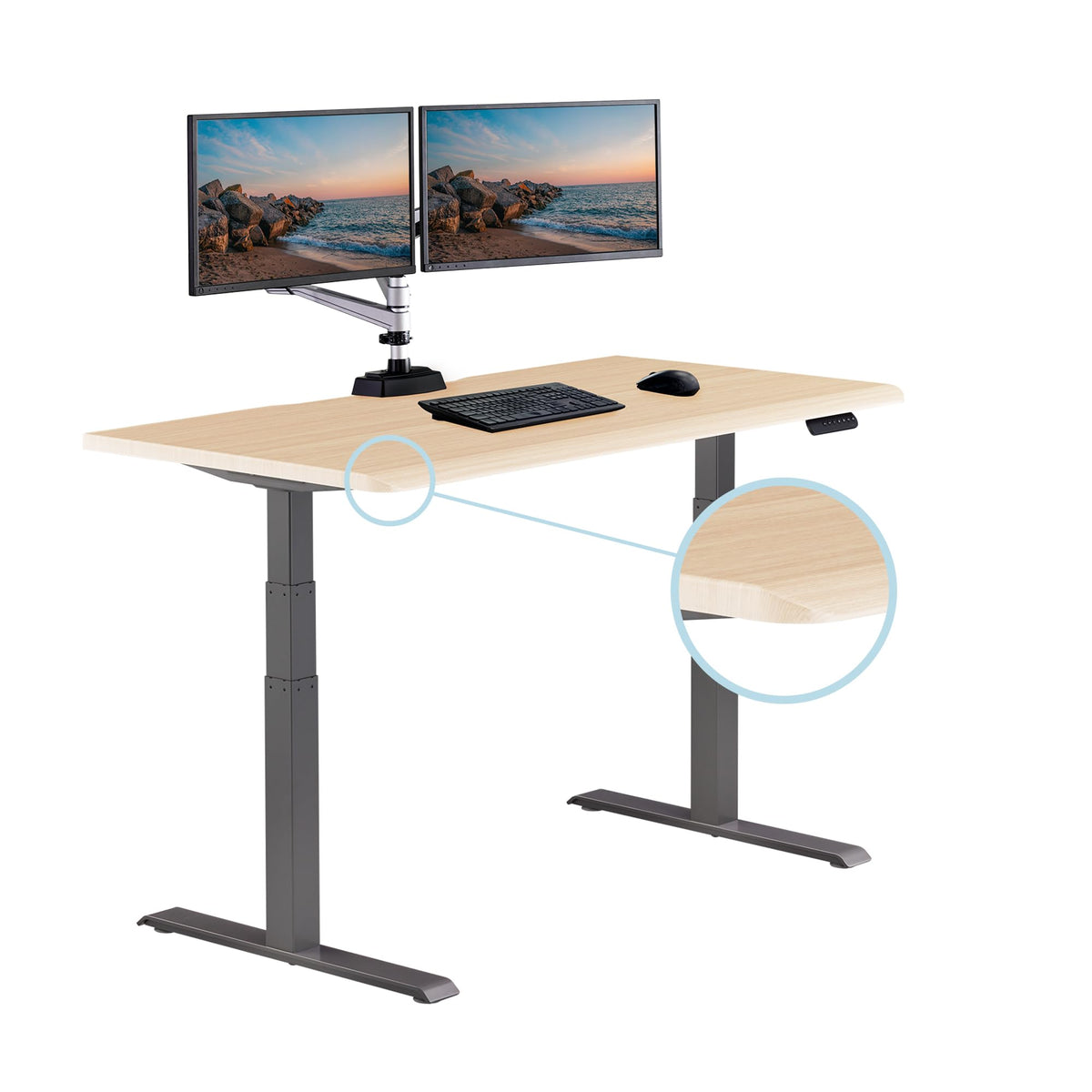 Comfort-Edge Adjustable Desk