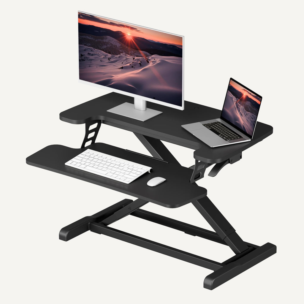 Standing Desk Converter with Keyboard Tray