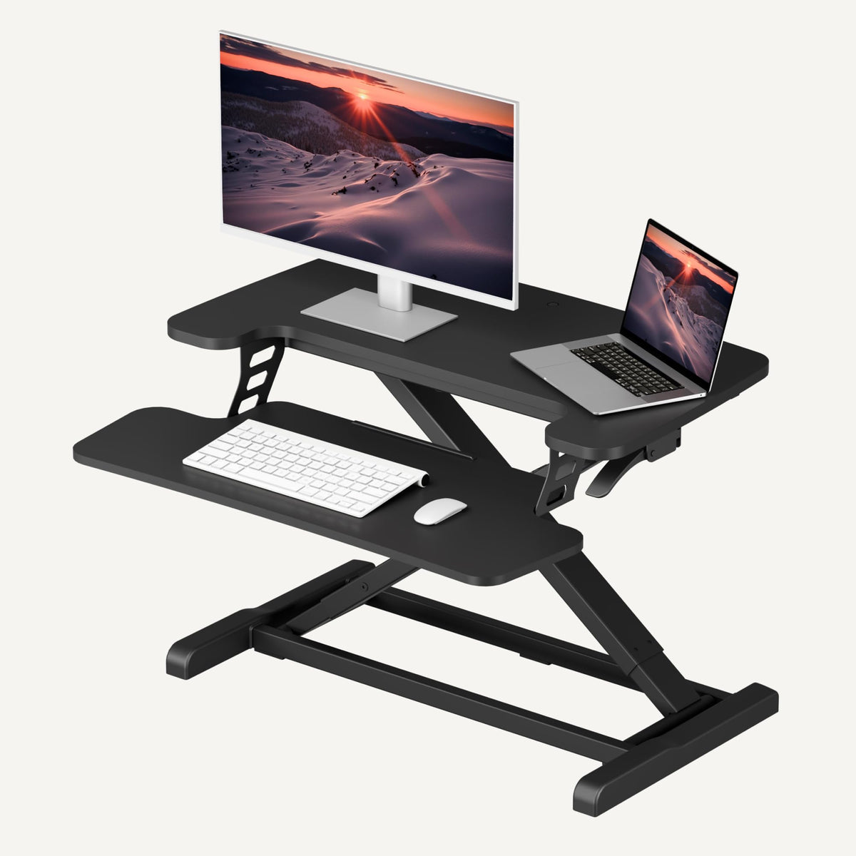 Standing Desk Converter with Keyboard Tray