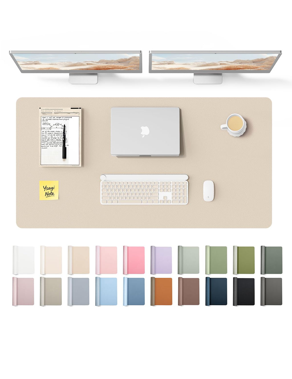 Waterproof PU Leather Desk Mat