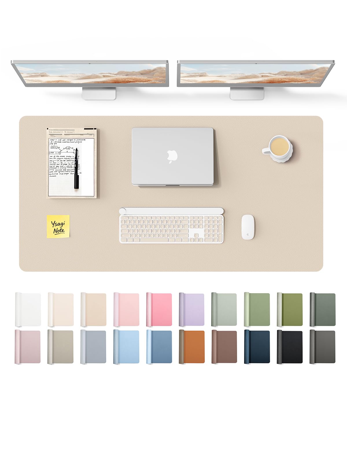 Waterproof PU Leather Desk Mat