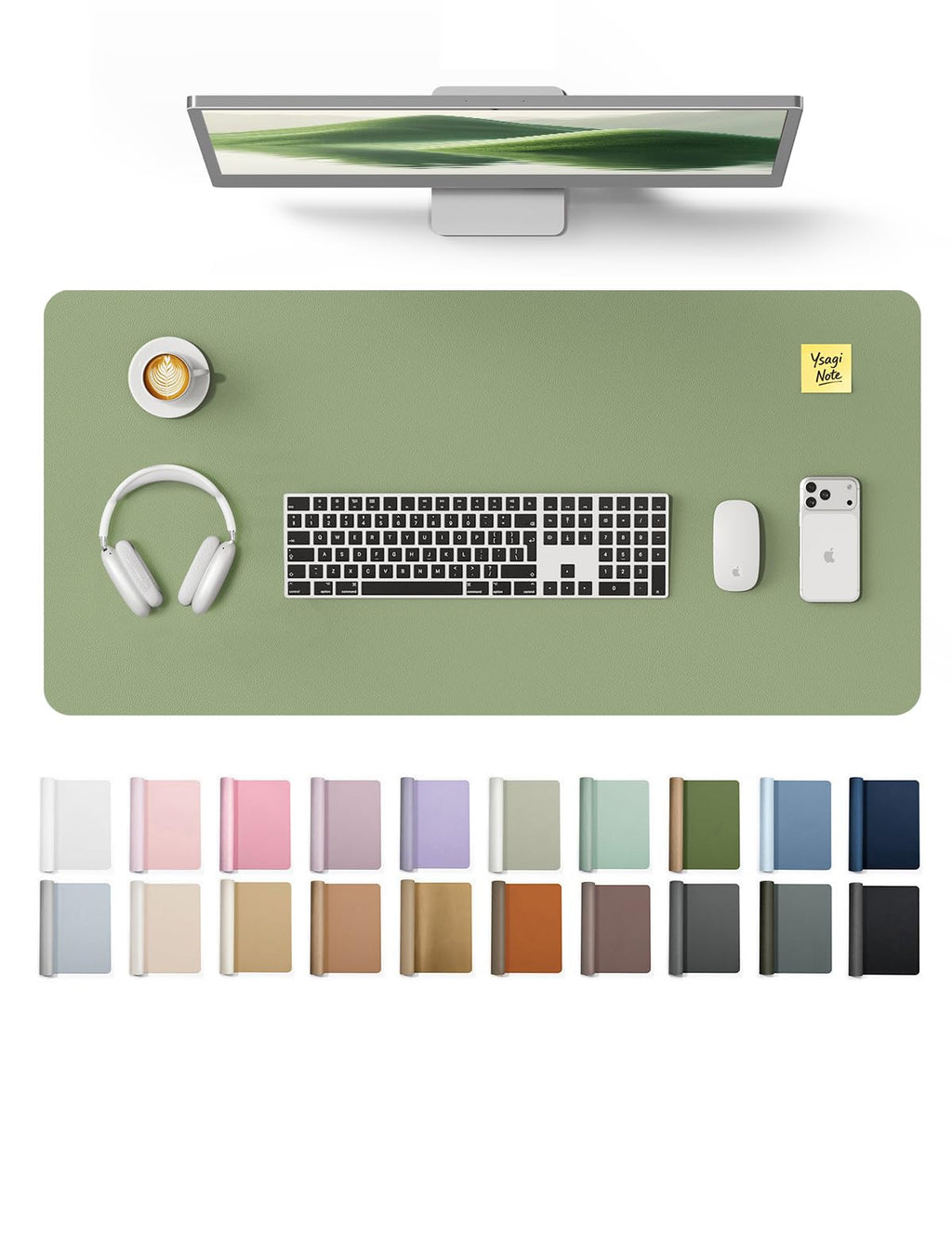 Waterproof PU Leather Desk Mat