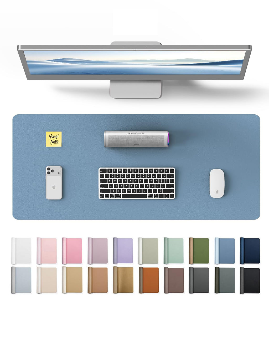 Waterproof PU Leather Desk Mat