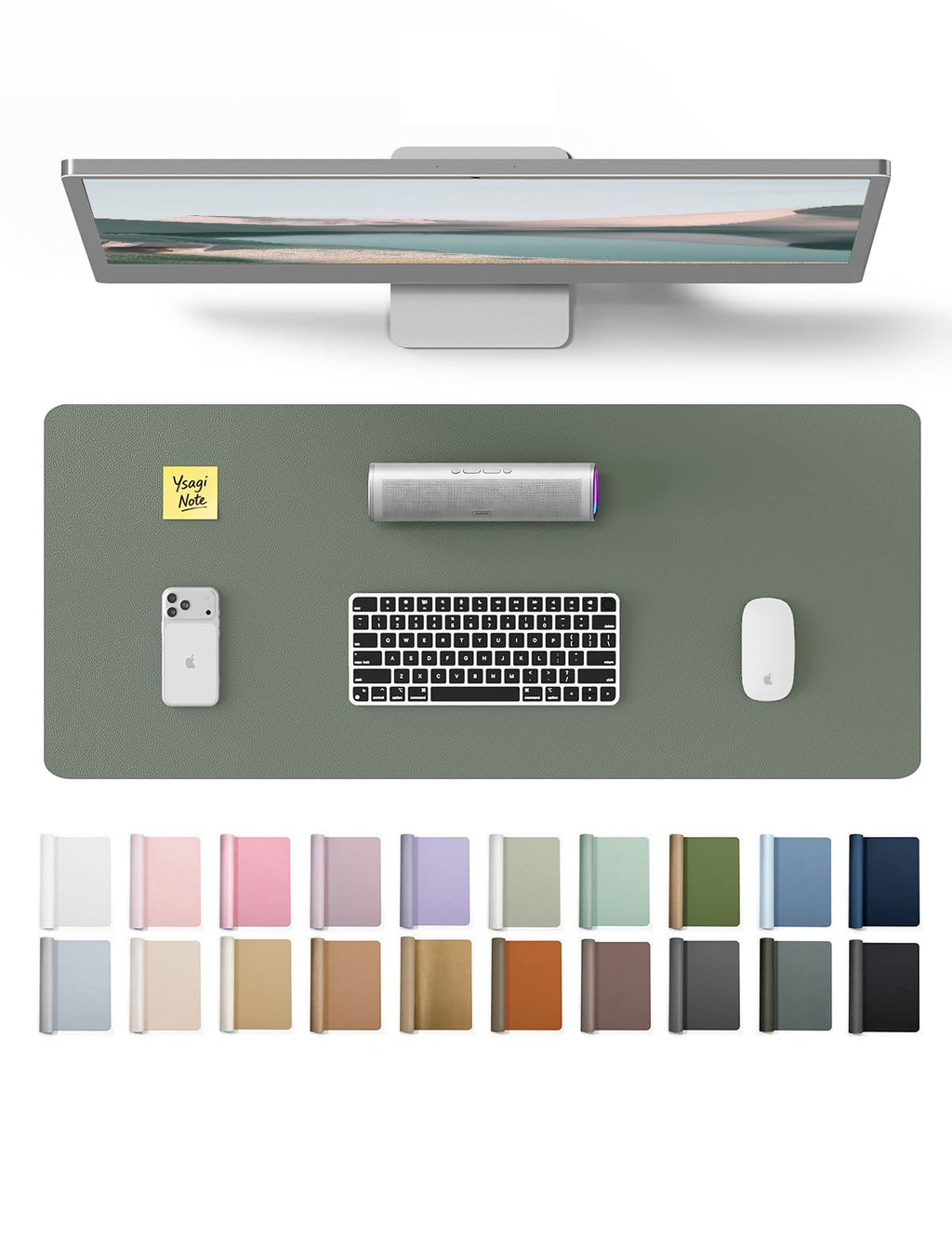 Waterproof PU Leather Desk Mat