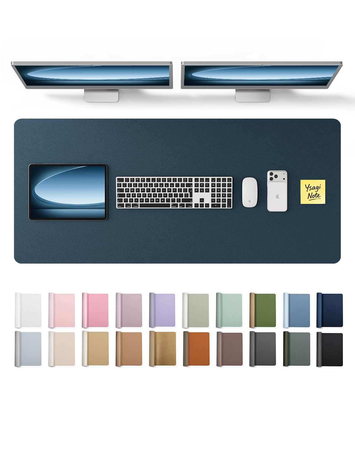 Waterproof PU Leather Desk Mat