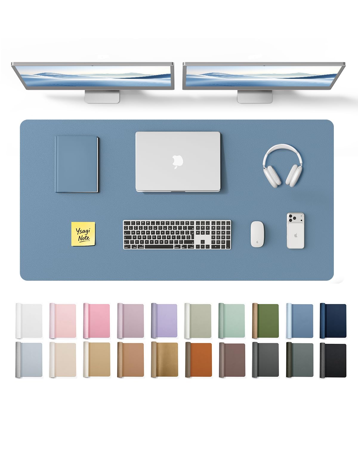 Waterproof PU Leather Desk Mat