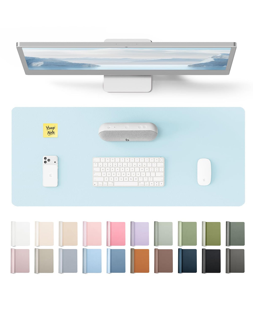 Waterproof PU Leather Desk Mat