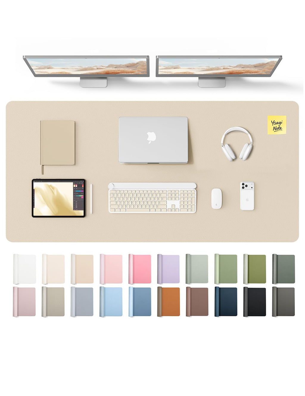 Waterproof PU Leather Desk Mat