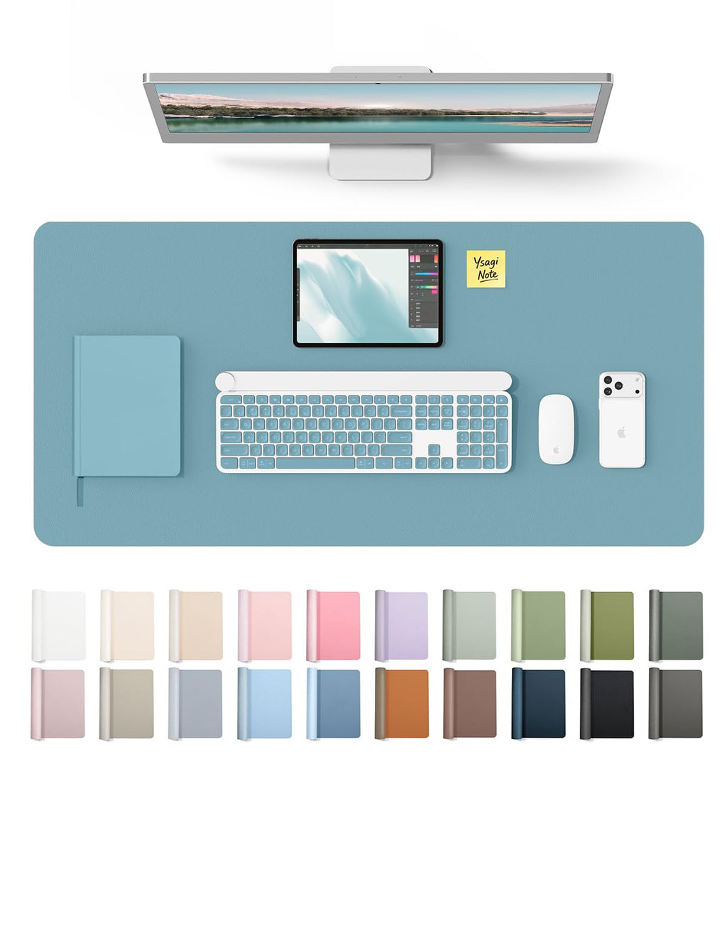 Waterproof PU Leather Desk Mat