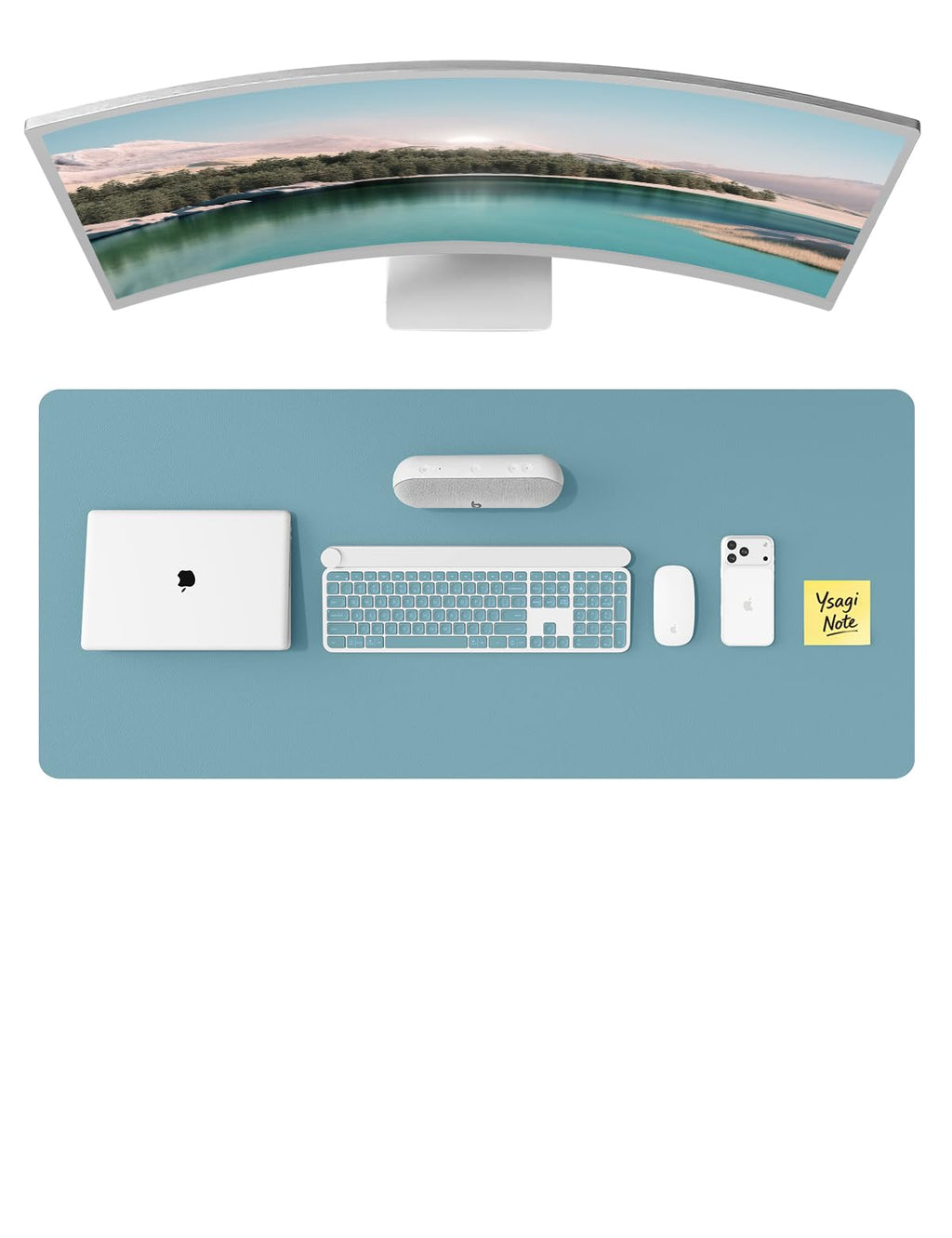 Waterproof PU Leather Desk Mat